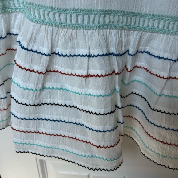 Veronica Beard cotton dress with Multicolor Stripes - Picture 5 of 9